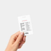 Hemodynamiek-verpleegkundige Badge (Handheld)