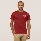 Hemofilie Bewustmaking Ribbon Angel - Aangepast Sh T-shirt (Voorkant volledig)