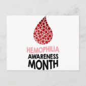 Hemofilie Bewustmakingsdag - Waarderingsdag Briefkaart (Voorkant)