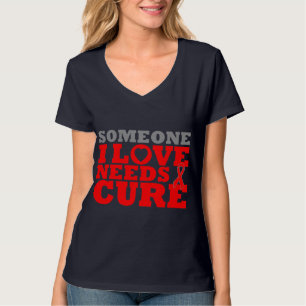 Hemofilie iemand van wie ik hou, heeft een kuur no t-shirt