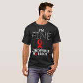 Hemofilie krijger in prima t-shirt (Voorkant volledig)