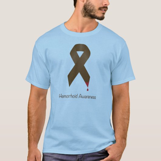 Hemorrhoid Awareness T-shirt (Voorkant)