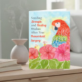 Hemorrhoid Healing Scarlet Macaws, Hibiscus Kaart