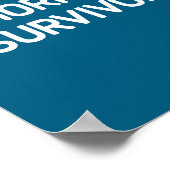 Hemorrhoid Survivor, Funny, Jokes, Sarcastic  Poster (Hoek)