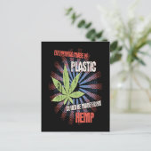 Hemp Plastic Briefkaart (Staand voorkant)