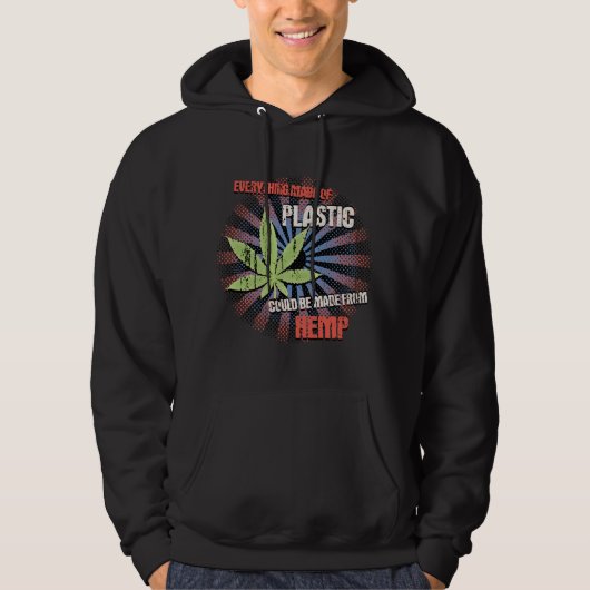 Hemp Plastic Hoodie (Voorkant)