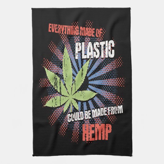 Hemp Plastic Theedoek (Verticaal)