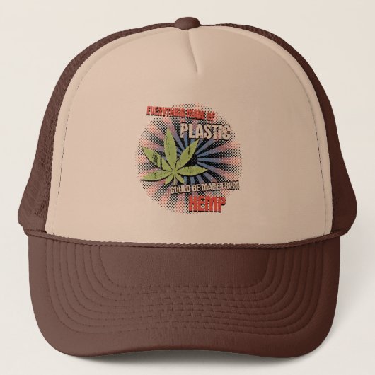 Hemp Plastic Trucker Pet (Voorkant)