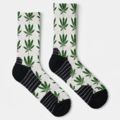 HEMPSHIRE SOX GROENE BLADHAAKZUUR SOKKEN (Rechts)