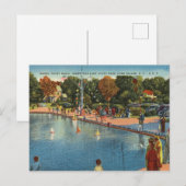 Hempstead Lake State Park, Long Island N.Y. Briefkaart (Voorkant / Achterkant)