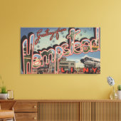 Hempstead, New York - Large Letter Scenes Canvas Afdruk (Insitu (Woonkamer))