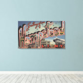 Hempstead, New York - Large Letter Scenes Canvas Afdruk (Insitu (Houten vloer))