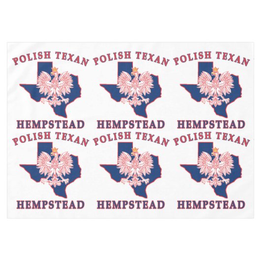 Hempstead Poland Texan Tafelkleed (Voorkant (Horizontaal))