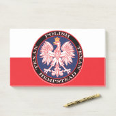 Hempstead Round Poland Texan Post-it® Notes (Op bureau)