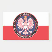 Hempstead Round Poland Texan Post-it® Notes (Voorkant)