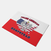 Hempstead Texas Pools Amerikaans Deurmat (Schuin)