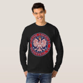 Hempstead Texas Poolse Amerikaanse adelaar T-shirt (Voorkant volledig)