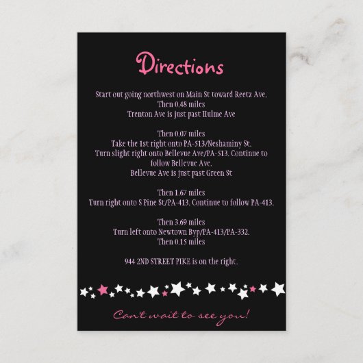 Hemsa Beauty Matching Directions Kaart (Voorkant)