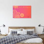 Hemsa Canvas Bat Mitzvah Sign-In Memory Board Afdruk (Insitu (Slaapkamer))