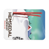Hemsedal Noorwegen Ski reisposter Magneet (Horizontaal)