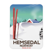 Hemsedal Noorwegen Ski reisposter Magneet (Verticaal)