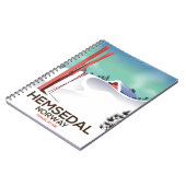Hemsedal Noorwegen Ski reisposter Notitieboek (Linkerzijde)