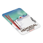 Hemsedal Norway Ski reisposter Magneet (Rechterzijde)