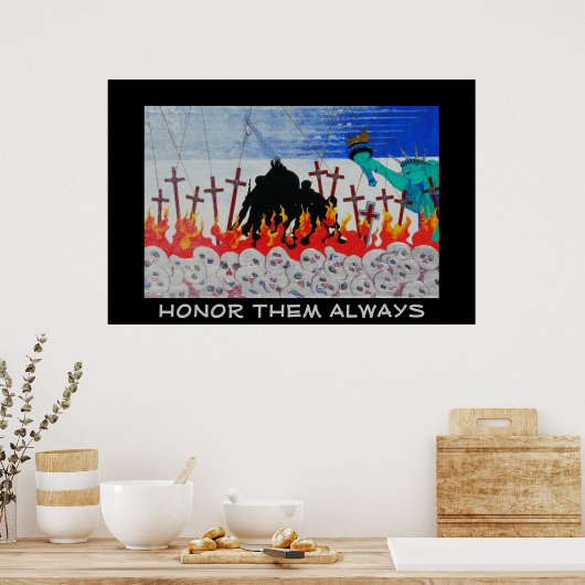 HEN ALTIJD HELPEN POSTER (Keuken)