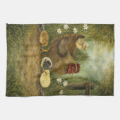 Hen and Chicks Farm Kitchen Towel Theedoek (Horizontaal)