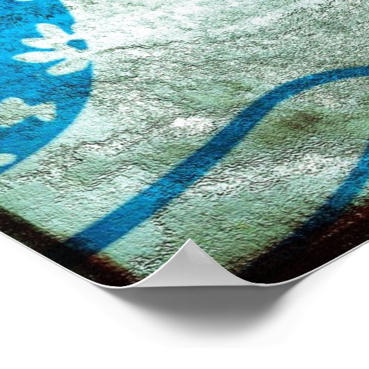 Hen Art  Tin Poster (Hoek)