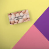 Hen Boerderij Organic Bio Eggs Visitekaartje