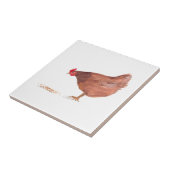 Hen Chicken Farm Animals waterverf Boerderij kunst Tegeltje (Zijkant)