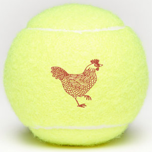 Hen Chicken Tennisballen