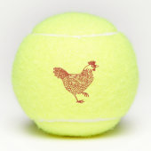 Hen Chicken Tennisballen (Voorkant)