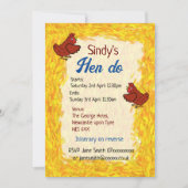 Hen do party bachelorette bruiloft pamper kaart (Voorkant)