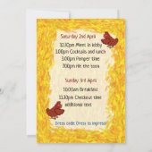 Hen do party bachelorette bruiloft pamper kaart (Achterkant)