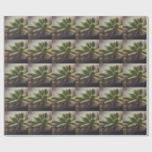 Hen en and Chicken plant Cadeaupapier (Vlak)