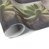 Hen en and Chicken plant Cadeaupapier (Rol Hoek)