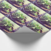 Hen en and Chicken Plant Cadeaupapier (Hoek)