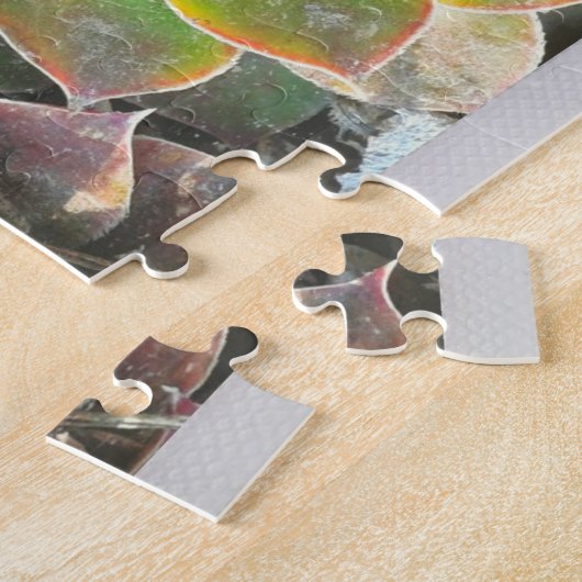 Hen- en Chick-Planten Legpuzzel (Zijkant)