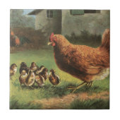 Hen en Chicken Tegeltje (Voorkant)