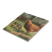 Hen en Chicken Tegeltje (Zijkant)