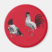 Hen en en Rooster Magneet (Voorkant)