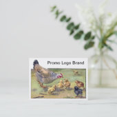 Hen- en Hongaars Visitekaartje (Staand voorkant)