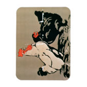 Hen en (kleurenlitho) magneet (Verticaal)