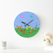 Hen en kuikens  grote klok (Huis)