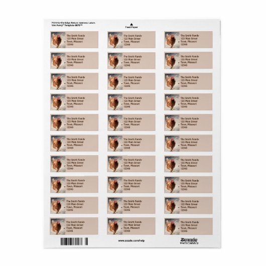 Hen Etiket (Full Sheet)