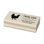 Hen Family Boerderij Fresh Eggs Rubber Stamp Rubberstempel (Stempel)