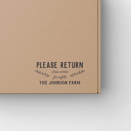 Hen Family Boerderij Return Doos Rubber Stempel