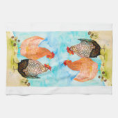 Hen Friends Kitchen Tea Towel Theedoek (Horizontaal)
